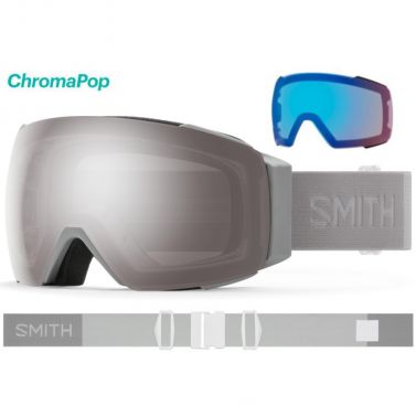 Masque Smith I/O Mag 2023 Cloudgrey Chromapop Sun Platinum Mirror