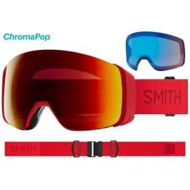 Masque Smith 4D MAG 2023 Lava Chromapop Sun Red Mirror