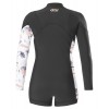 Shorty girl 2/2mm Picture Meta Women LS Front Zip 2023 Pyla