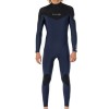 Combinaison 3/2mm Rip Curl Dawn Patrol Front Zip 2023 Blue / Black