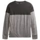 Sweat Picture Eaton Merino 2024 Grey Melange / Black