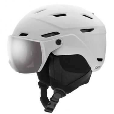 Casque Smith Survey Matte White Chromapop Sun Platinum Mirror 2024