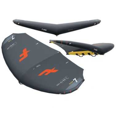 Aile F-One Strike V4 CWC Aluula 2024 Onyx/Flame