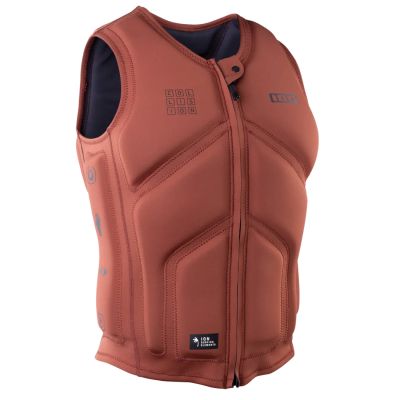 Gilet Ion Collision Core Front Zip Sunbaked-maroon Front