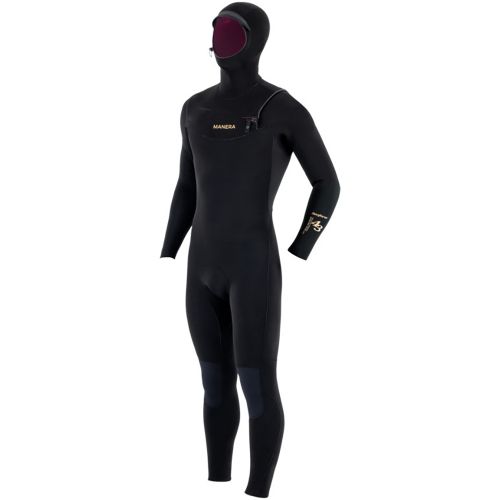 Combinaison 4/3 Manera Seafarer Hooded Front Zip 2026 Black Front