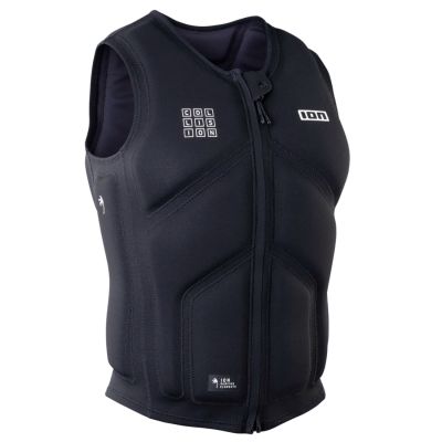 Gilet Ion Collision Core Front Zip Black Front