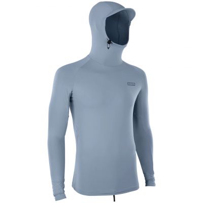 Lycra ION Rashguard Sun Pro LS 2026 Silver-green Front