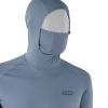 Lycra ION Rashguard Storm Pro LS 2026 Silver-green détail