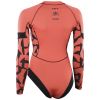 Shorty girl 1.5mm ION Amaze Hot LS Front Zip 2026 Tiger-coral Back