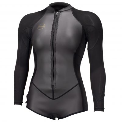 Shorty girl 2/1mm O'neill Bahia Front Zip LS Spring 2026