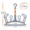 Ceintre C-Monsta Wetsuit Hanger Grey Dimensions