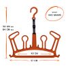 Ceintre C-Monsta Wetsuit Hanger Orange Dimensions