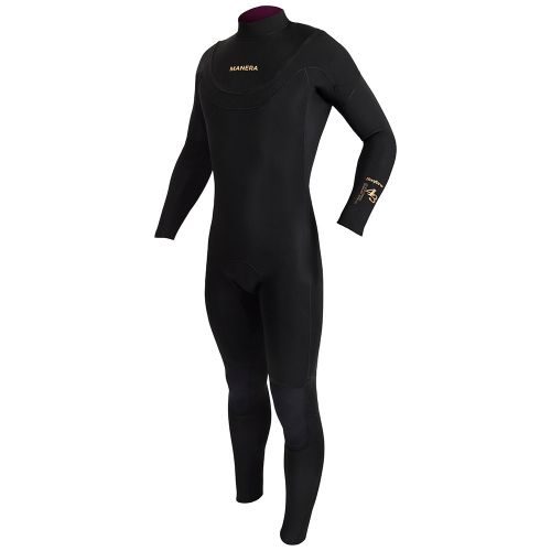 Combinaison 4/3mm Manera Seafarer U-Zip 2027 Black Front