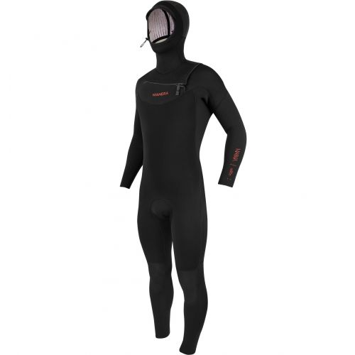 Combinaison 6/4mm Manera Magma Hooded FZ 2027 Black Front