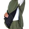 Veste girl 686 Outline Shell 2027 fatigue green detail