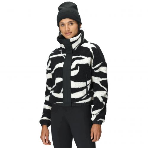 Gilet girl 686 Sherpa Outpost 2027 blk vapor face p