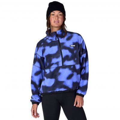Gilet girl 686 chimay fleece 2027 alpenglow blue face p