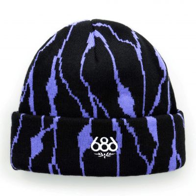 Bonnet 686 CEPA Beanie 2027 blk lila face