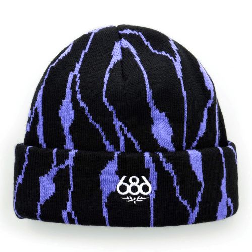 Bonnet 686 CEPA Beanie 2027 blk lila face