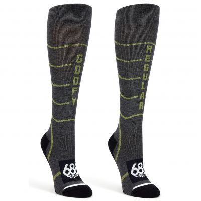 Chaussette 686 contour merino 2027 gris