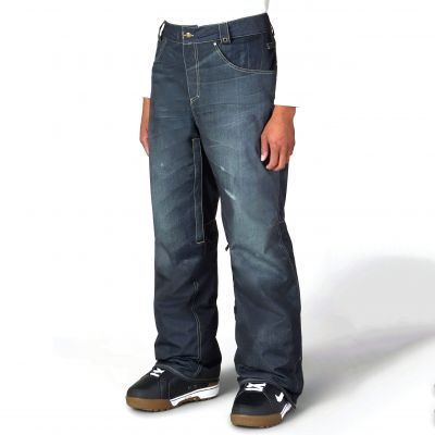 Pantalon 686 DECONSTRUCTED Denim Insulated 2027 BLKD PROFIL P