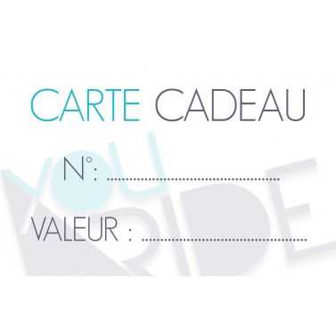 Carte cadeau YouRide